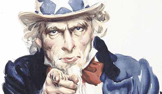 Uncle Sam pointing - "I Want You"